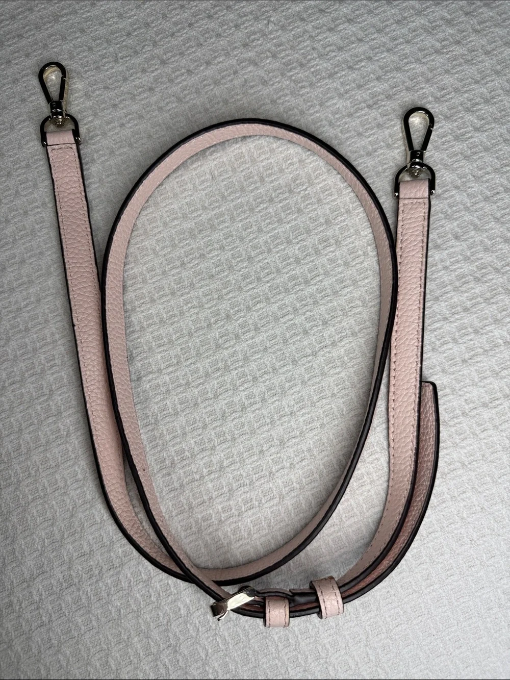Kate Spade blush light pink pebbled leather replacement crossbody strap